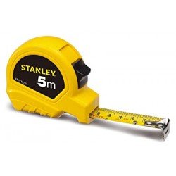 Meter Plastic Short Measuring Tape for Home, DIY, Professional & Industrial Use, YELLOW & BLACK